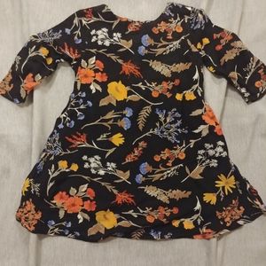 Old Navy Girls Floral Fall Dress